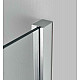 Купить Душевой уголок Vincea Alpha 130x80 VSR-3AL8013CL профиль Хром стекло прозрачное в магазине сантехники Santeh-Crystal.ru