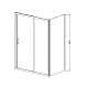 Купить Душевой уголок Vincea Alpha 130x80 VSR-3AL8013CL профиль Хром стекло прозрачное в магазине сантехники Santeh-Crystal.ru