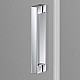 Заказать Душевая дверь Vincea Alpha 60 VDP-3AL600CL профиль Хром стекло прозрачное в магазине сантехники Santeh-Crystal.ru