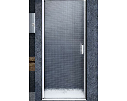 Купить Душевая дверь Vincea Alpha 70 VDP-3AL700MT профиль Хром стекло текстурное в магазине сантехники Santeh-Crystal.ru