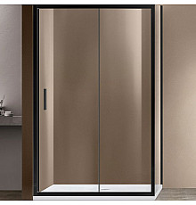 Душевой уголок Vincea Garda 130х80 VSR-1G8013CLB профиль Черный стекло прозрачное