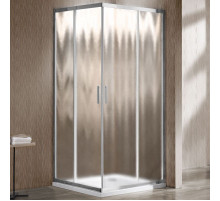 Душевой уголок Vincea Garda VSS-1G8090CH 90х80 профиль Хром стекло шиншилла