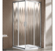 Душевой уголок Vincea Garda VSS-1G9010CH 100х90 профиль Хром стекло шиншилла