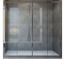 Душевая дверь Vincea Garda 170 VDS-1G2170CL профиль Хром стекло прозрачное