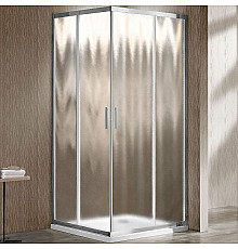 Душевой уголок Vincea Garda 110х110 VSS-1G1111CH профиль Хром стекло шиншилла