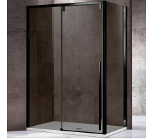 Душевой уголок Vincea Lugano 120х90 VSR-1L9012CGB-1 профиль Черный стекло тонированное