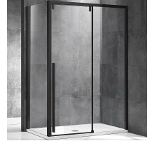 Душевой уголок Vincea Lugano 130х100 VSR-1L1013CLB-1 профиль Черный стекло прозрачное