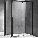 Душевой уголок Vincea Lugano 140х100 VSR-1L1014CLB-1 профиль Черный стекло прозрачное Душевой уголок Vincea Lugano 140х100 VSR-1L1014CLB-1 профиль Черный стекло прозрачное