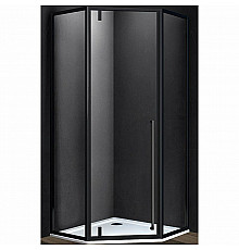 Душевой уголок Vincea Penta 100х100 VSP-3P100CLB профиль Черный стекло прозрачное