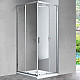 Купить Душевой уголок Vincea Scala 80х80 VSS-2SC800CL профиль Хром стекло прозрачное в магазине сантехники Santeh-Crystal.ru