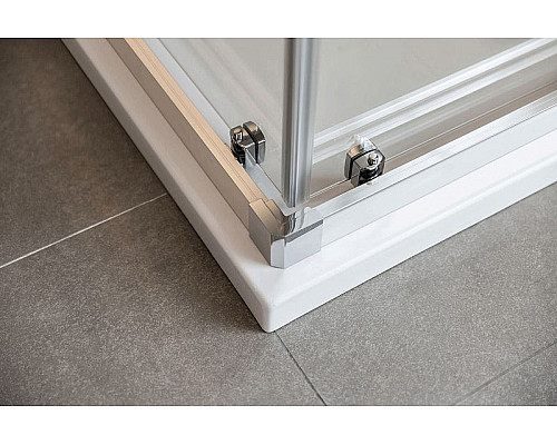 Купить Душевой уголок Vincea Scala 80х80 VSS-2SC800CL профиль Хром стекло прозрачное в магазине сантехники Santeh-Crystal.ru