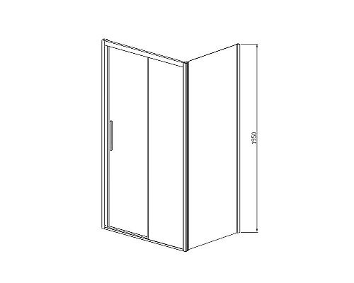 Приобрести Душевой уголок Vincea Soft 120x100 VSR-3SO1012CL профиль Хром стекло прозрачное в магазине сантехники Santeh-Crystal.ru