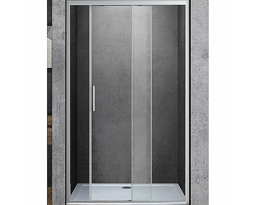 Заказать Душевая дверь Vincea Soft 150 VDS-3SO150CL профиль Хром стекло прозрачное в магазине сантехники Santeh-Crystal.ru