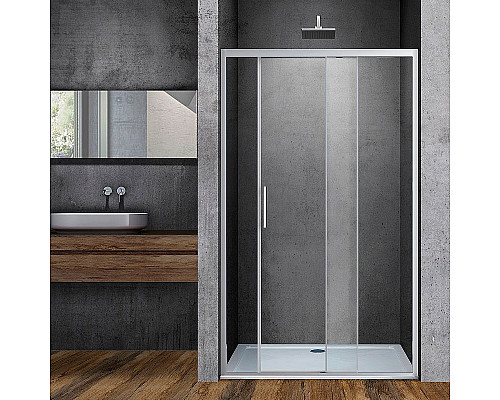 Заказать Душевая дверь Vincea Soft 160 VDS-3SO160CL профиль Хром стекло прозрачное в магазине сантехники Santeh-Crystal.ru