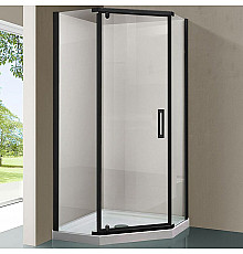 Душевой уголок Vincea Stresa 90х90 VSP-1S900CLB профиль Черный стекло прозрачное