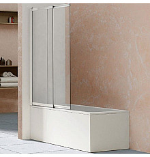 Шторка на ванну Vincea VSB 100х145 VSB-1E100CL профиль Хром стекло прозрачное