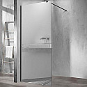 Душевая перегородка Vincea Walk-In 80 VSW-1H800MRGM профиль Вороненая сталь стекло зеркальное Душевая перегородка Vincea Walk-In 80 VSW-1H800MRGM профиль Вороненая сталь стекло зеркальное