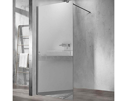 Santeh-Crystal.ru: Душевая перегородка Vincea Walk-In 80 VSW-1H800MRGM профиль Вороненая сталь стекло зеркальное Заказать Душевая перегородка Vincea Walk-In 80 VSW-1H800MRGM профиль Вороненая сталь стекло зеркальное в магазине сантехники Santeh-Crystal.ru
