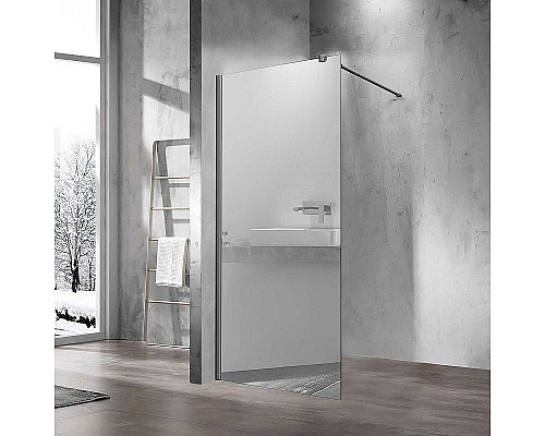 Santeh-Crystal.ru: Душевая перегородка Vincea Walk-In 80 VSW-1H800MRGM профиль Вороненая сталь стекло зеркальное Заказать Душевая перегородка Vincea Walk-In 80 VSW-1H800MRGM профиль Вороненая сталь стекло зеркальное в магазине сантехники Santeh-Crystal.ru