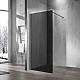 Заказать Душевая перегородка Vincea Walk-In 100 VSW-1H100CGGM профиль Вороненая сталь стекло тонированное в магазине сантехники Santeh-Crystal.ru