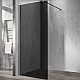 Заказать Душевая перегородка Vincea Walk-In 120 VSW-1H120CGGM профиль Вороненая сталь стекло тонированное в магазине сантехники Santeh-Crystal.ru
