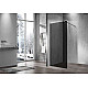 Заказать Душевая перегородка Vincea Walk-In 120 VSW-1H120CGGM профиль Вороненая сталь стекло тонированное в магазине сантехники Santeh-Crystal.ru
