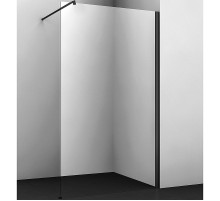 Душевая перегородка WasserKRAFT Abens 120 20W40 профиль Черный стекло прозрачное