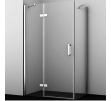 Душевой уголок WasserKRAFT Aller 120х100 L 10H10LWHITE профиль Хром стекло прозрачное