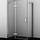 Заказать Душевой уголок WasserKRAFT Aller 120х100 L 10H10LWHITE профиль Хром стекло прозрачное в магазине сантехники Santeh-Crystal.ru