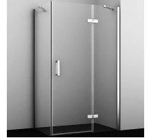 Душевой уголок WasserKRAFT Aller 120х100 R 10H10RWHITE профиль Хром стекло прозрачное