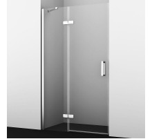 Душевая дверь WasserKRAFT Aller 120 L 10H05LWHITE профиль Хром стекло прозрачное