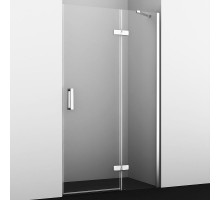 Душевая дверь WasserKRAFT Aller 120 R 10H05RWHITE профиль Хром стекло прозрачное