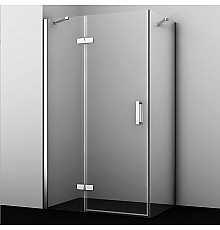 Душевой уголок WasserKRAFT Aller 120х90 L 10H07LWHITE профиль Хром стекло прозрачное