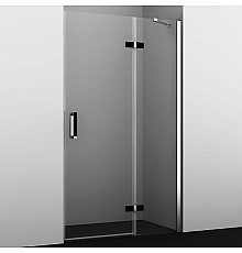 Душевая дверь WasserKRAFT Aller 120 R 10H05RBLACK профиль Хром стекло прозрачное