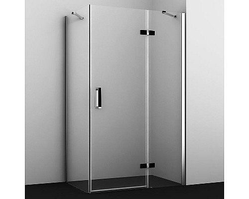 Santeh-Crystal.ru: Душевой уголок WasserKRAFT Aller 120х90 R 10H07RBLACK профиль Хром стекло прозрачное Приобрести Душевой уголок WasserKRAFT Aller 120х90 R 10H07RBLACK профиль Хром стекло прозрачное в магазине сантехники Santeh-Crystal.ru