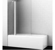 Шторка на ванну WasserKRAFT Berkel 110 L 48P02-110LM профиль Хром стекло матовое