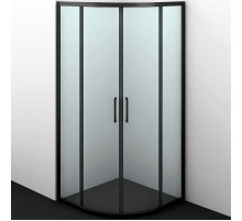 Душевой уголок WasserKRAFT Dill 90x90 61S01 профиль Черный матовый стекло прозрачное