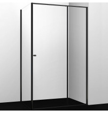 Душевой уголок WasserKRAFT Dill 100x80 61S17 профиль Черный матовый стекло прозрачное