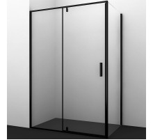 Душевой уголок WasserKRAFT Elbe 120x100 74P10 профиль Черный матовый стекло прозрачное