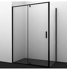 Душевой уголок WasserKRAFT Elbe 100x90 74P22 профиль Черный матовый стекло прозрачное