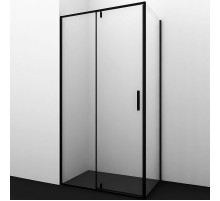 Душевой уголок WasserKRAFT Elbe 100x100 74P19 профиль Черный матовый стекло прозрачное