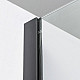 Заказать Душевой уголок WasserKRAFT Elbe 100x100 74P19 профиль Черный матовый стекло прозрачное в магазине сантехники Santeh-Crystal.ru