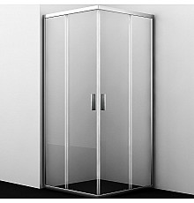 Душевой уголок WasserKRAFT Lippe 80x80 45S02 профиль Хром стекло прозрачное