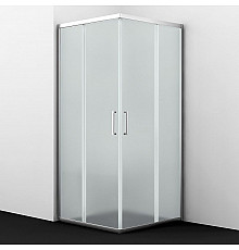 Душевой уголок WasserKRAFT Main 90x90 41S03M профиль Хром стекло матовое