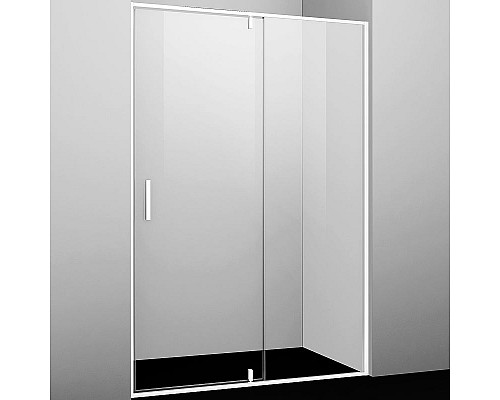 Santeh-Crystal.ru: Душевая дверь WasserKRAFT Neime 120 19P05 профиль Белый матовый стекло прозрачное Приобрести Душевая дверь WasserKRAFT Neime 120 19P05 профиль Белый матовый стекло прозрачное в магазине сантехники Santeh-Crystal.ru