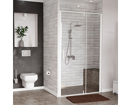 Santeh-Crystal.ru: Душевая дверь WasserKRAFT Neime 120 19P05 профиль Белый матовый стекло прозрачное Приобрести Душевая дверь WasserKRAFT Neime 120 19P05 профиль Белый матовый стекло прозрачное в магазине сантехники Santeh-Crystal.ru