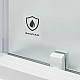 Заказать Душевая стенка WasserKRAFT Neime 19P10-RP100/Rhin 44S10-RP100 100 19P10-RP100/44S10-RP100 профиль Белый стекло прозрачное в магазине сантехники Santeh-Crystal.ru