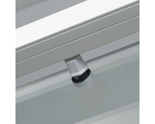 Заказать Душевая дверь WasserKRAFT Rhin 100 44S12 профиль Белый стекло прозрачное в магазине сантехники Santeh-Crystal.ru