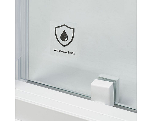 Заказать Душевой уголок WasserKRAFT Rhin 110x100 44S16 профиль Белый стекло прозрачное в магазине сантехники Santeh-Crystal.ru