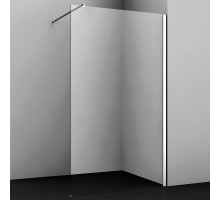 Душевая перегородка WasserKRAFT Rossel 120 28W40 профиль Серебристый стекло прозрачное
